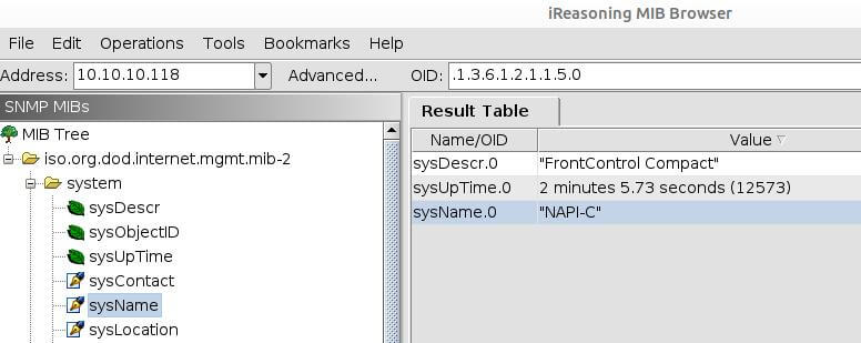 snmp napi