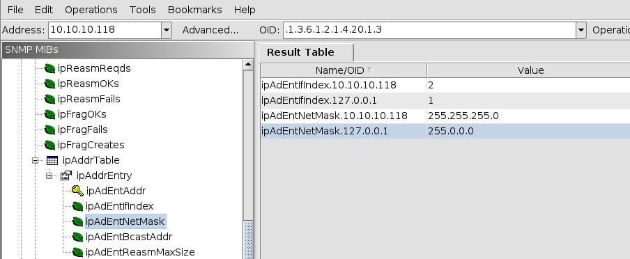snmp napi